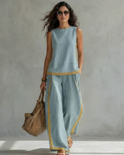 NEREA | Conjunto con ribete en contraste