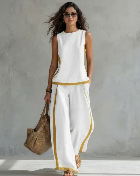 NEREA | Conjunto con ribete en contraste