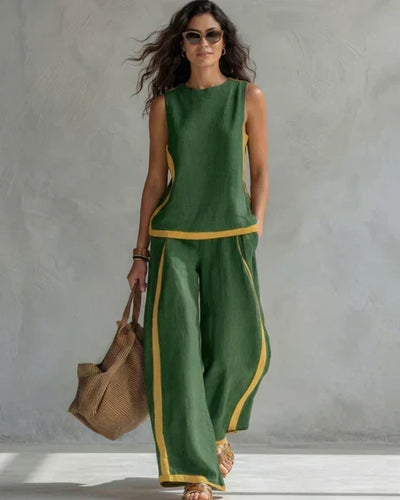 NEREA | Conjunto con ribete en contraste