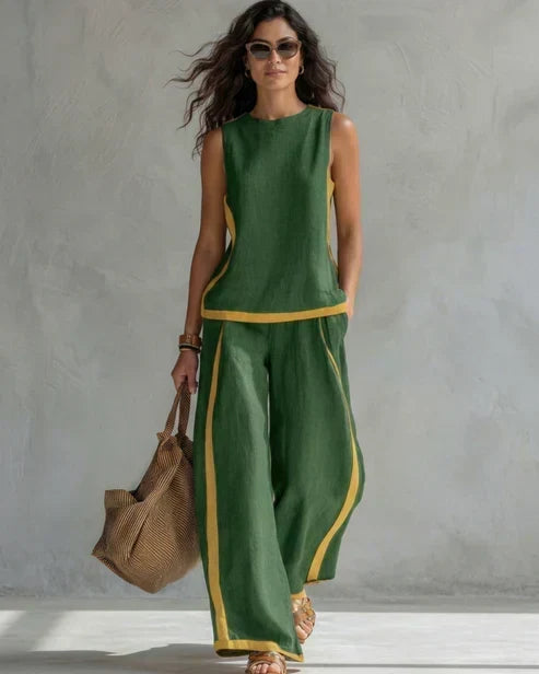 NEREA | Conjunto con ribete en contraste