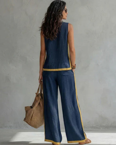NEREA | Conjunto con ribete en contraste