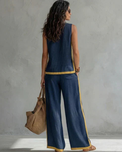NEREA | Conjunto con ribete en contraste