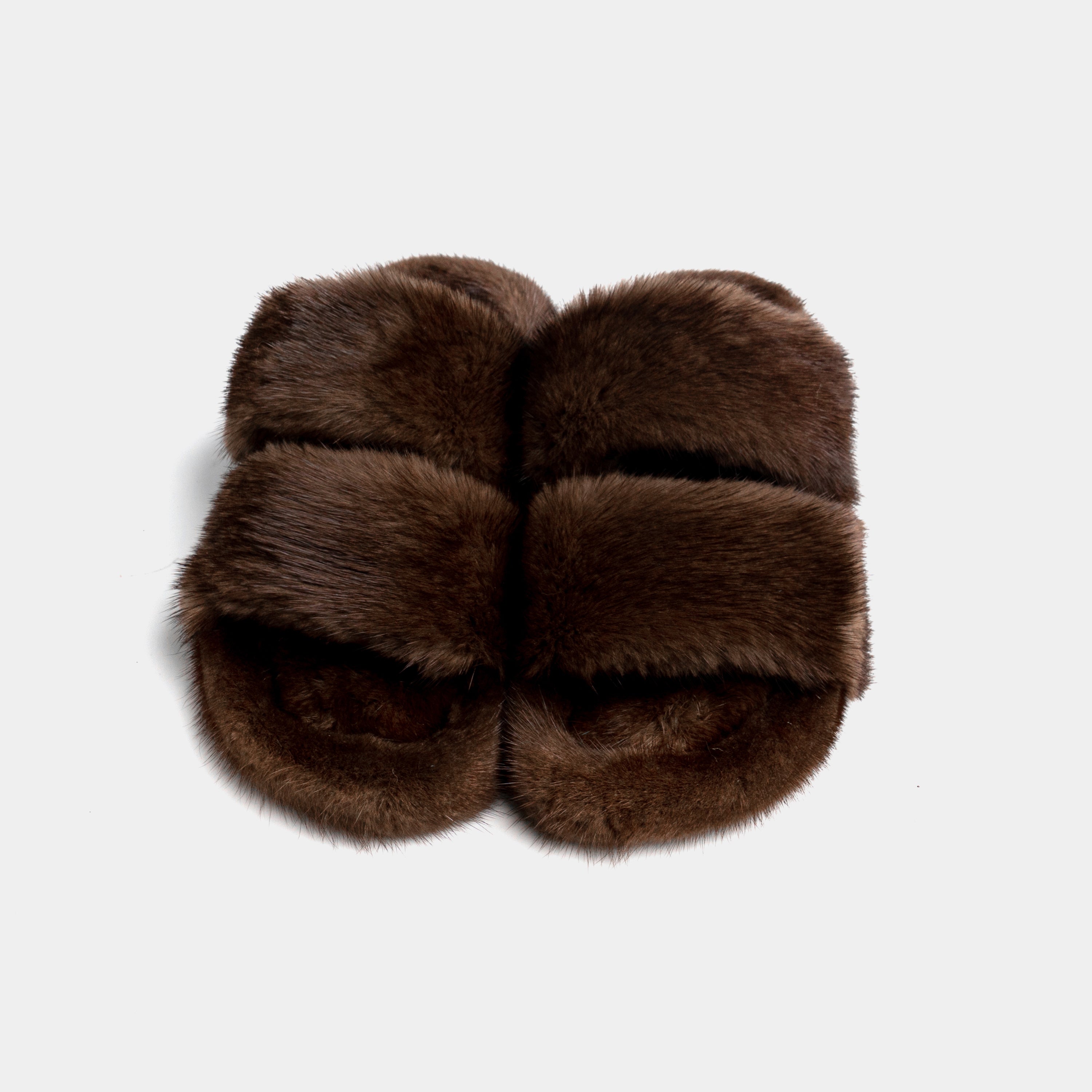 Cortina - Banda doble en Visone (Brown)