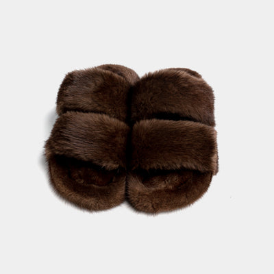 Cortina - Banda doble en Visone (Brown)