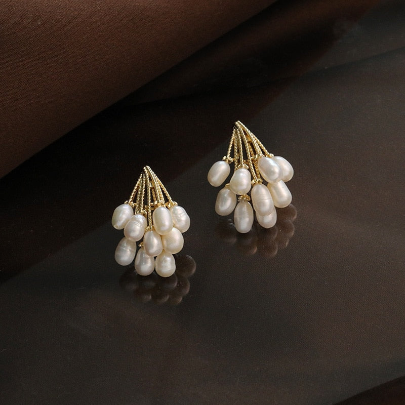 Pendientes Perla Lluvia