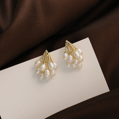 Pendientes Perla Lluvia