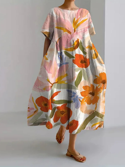 Vestido de verano floral Valeno