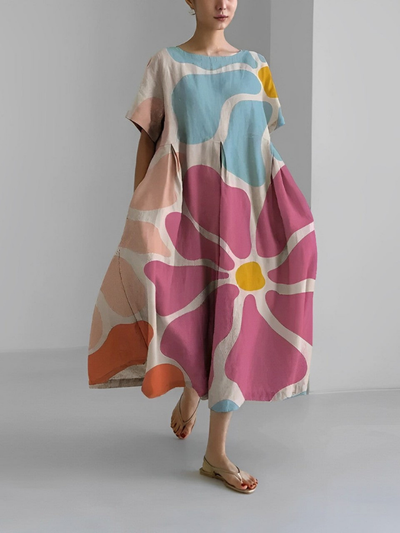 Vestido de verano floral Valeno
