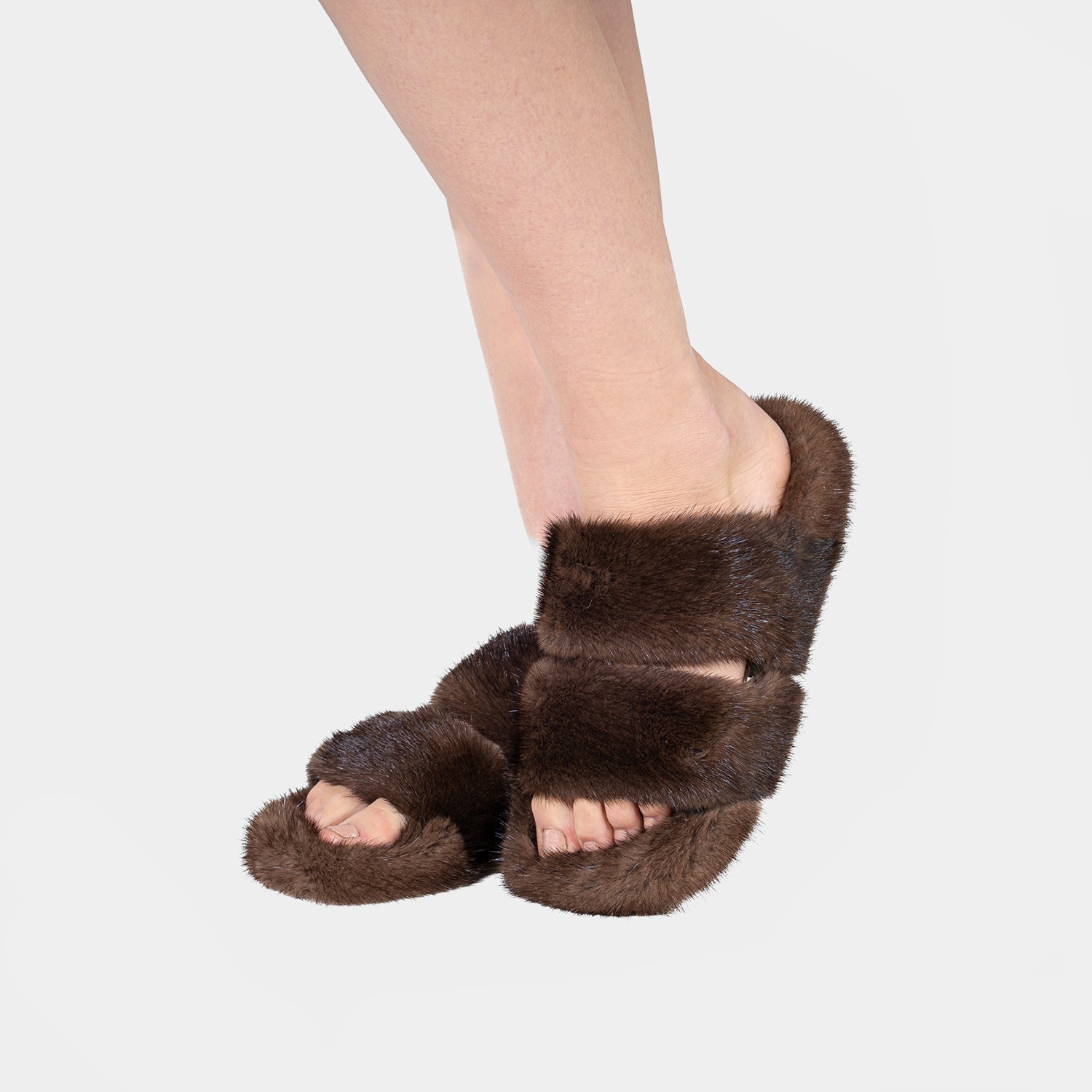 Cortina - Banda doble en Visone (Brown)