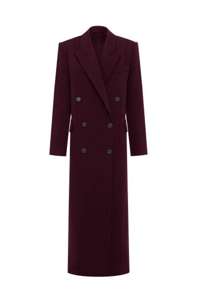 Michelle Coat - Plum