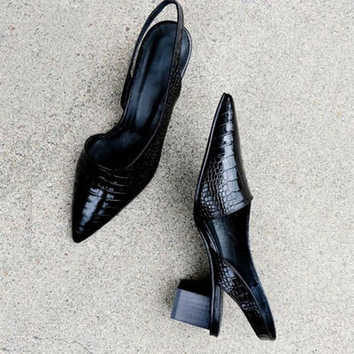 Graziella - Zapatos de tacón con punta ancha