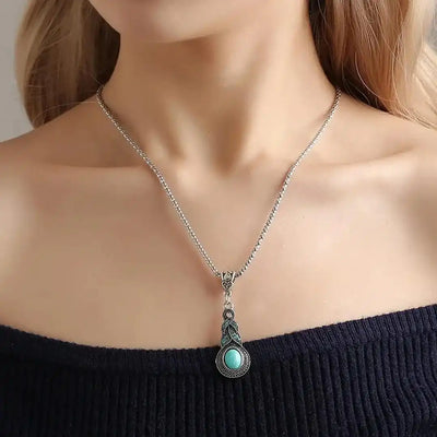 Priscilla™ - Conjunto Vintage de Turquesa