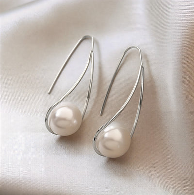 Pendientes Elegantes de Perla Mística