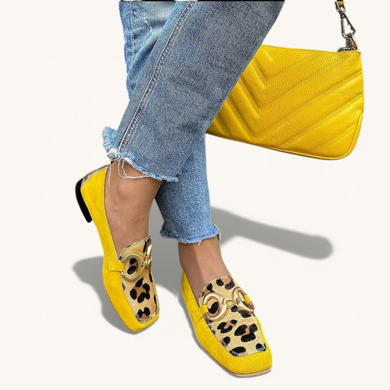Assunta - Mocasines con Estampado Animal