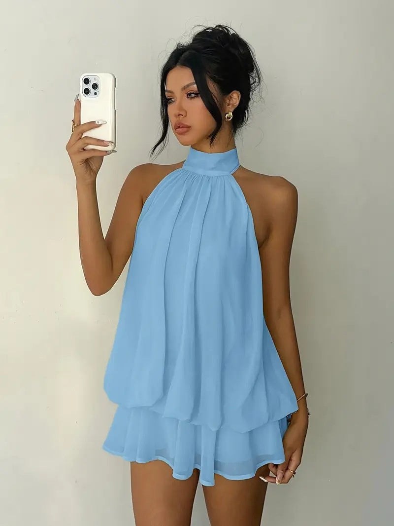 Plume | Mini Robe Légère et Flottante à Superpositions