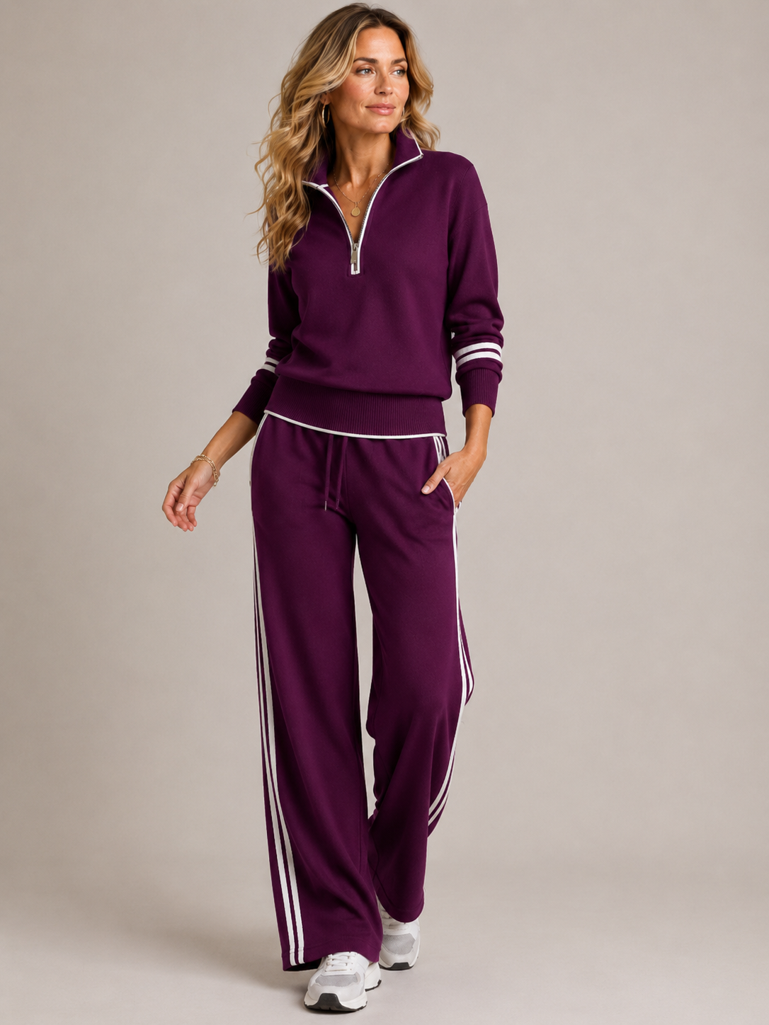 Séréna | Conjunto Jersey con Cremallera
