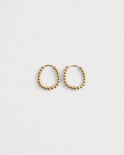 Big Dotted Julia - Pendientes - Acero inoxidable