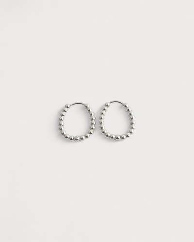Big Dotted Julia - Pendientes - Acero inoxidable