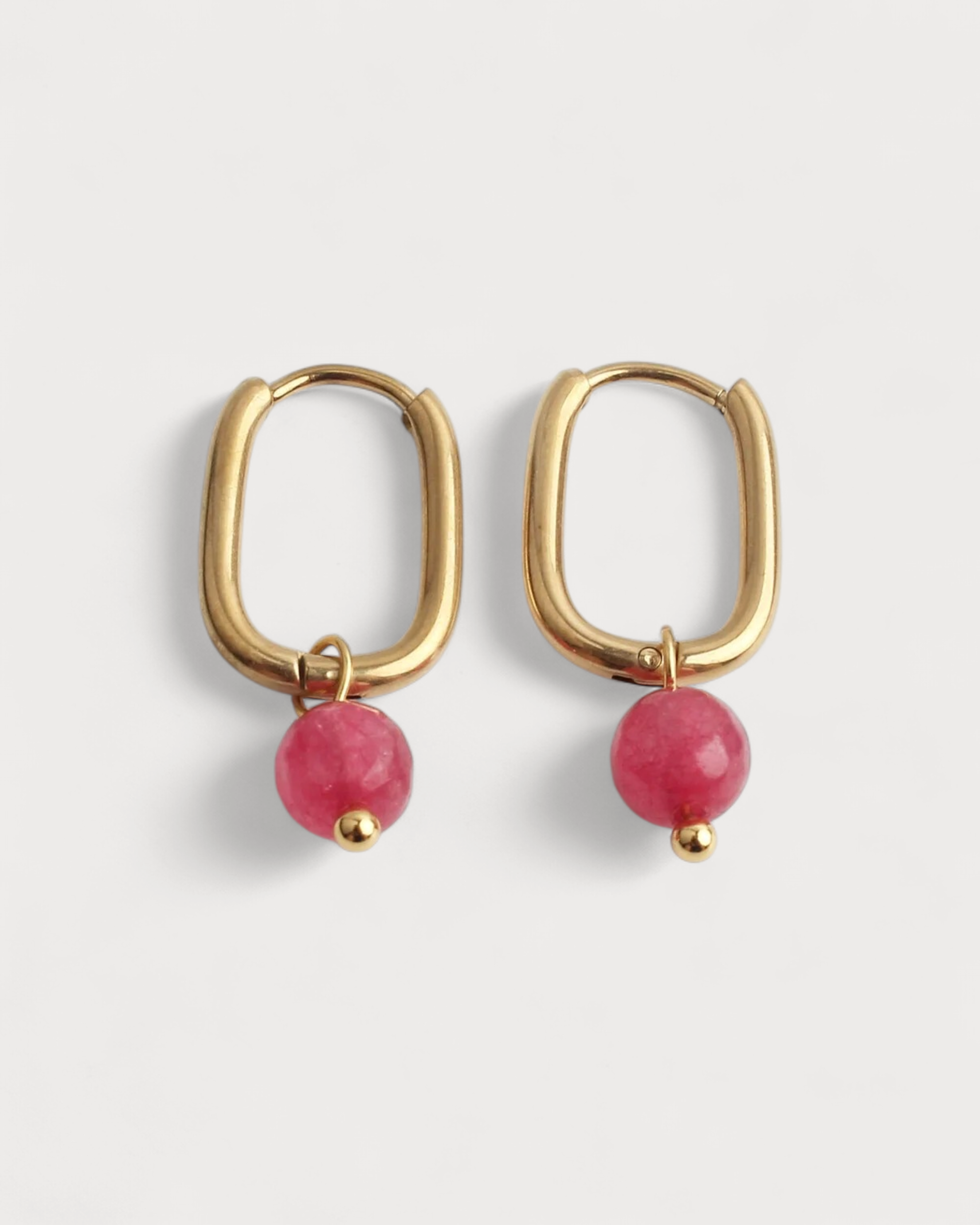 Zuzy - Pendientes - Piedra natural - Acero inoxidable