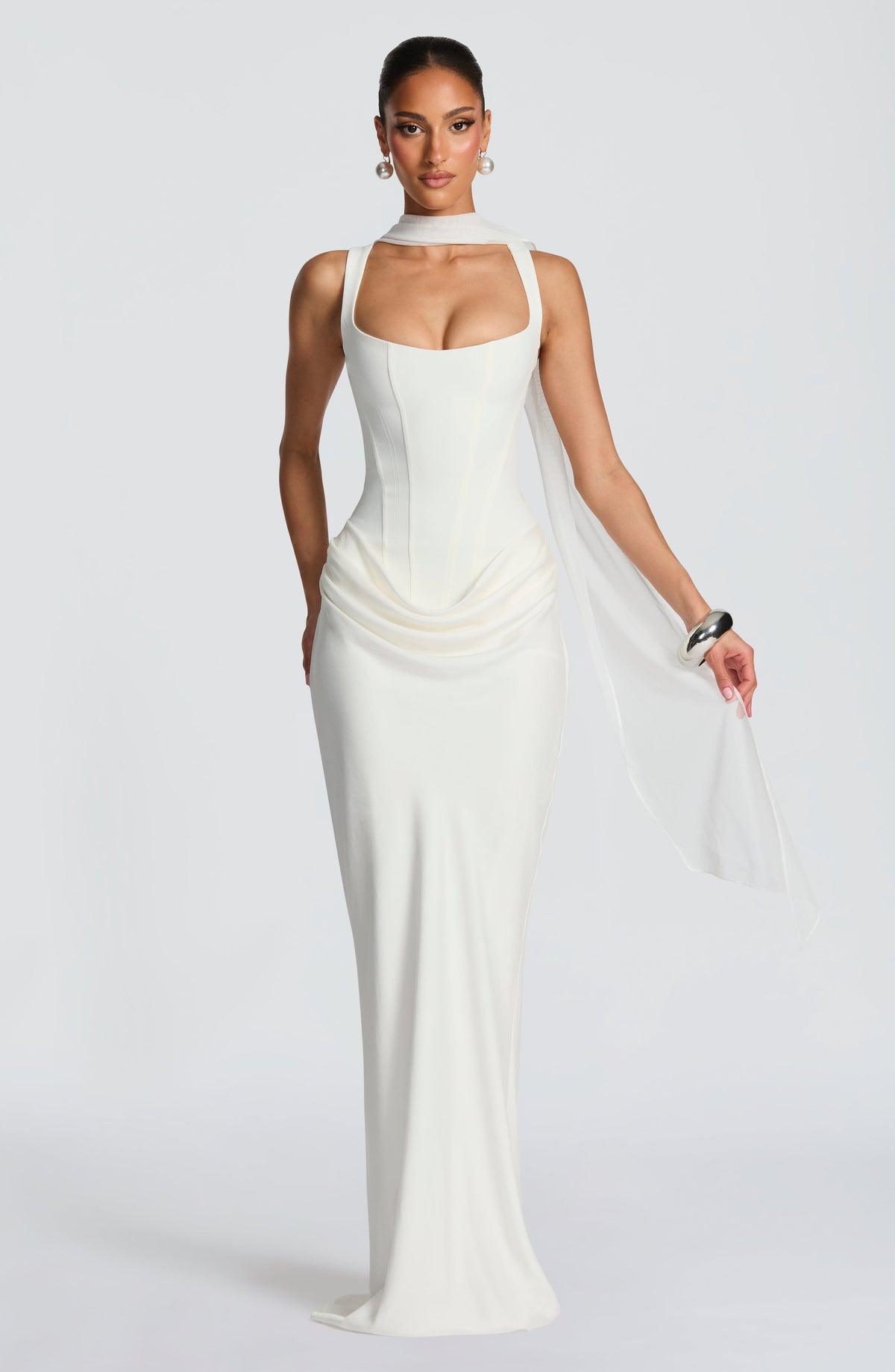 Éléonore | Vestido Maxi con Escote Cuadrado