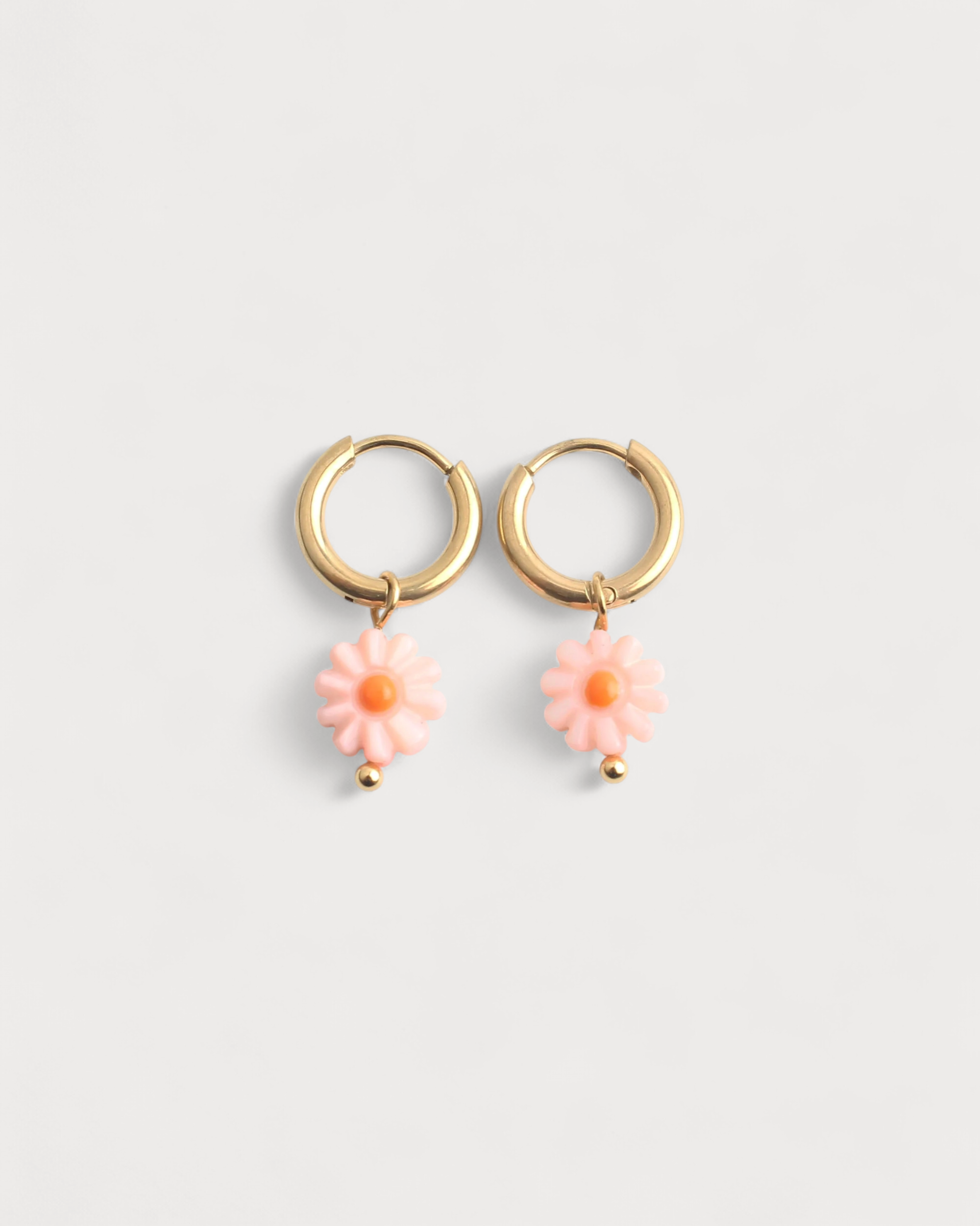 Daisy Flower - Pendientes - Acero inoxidable