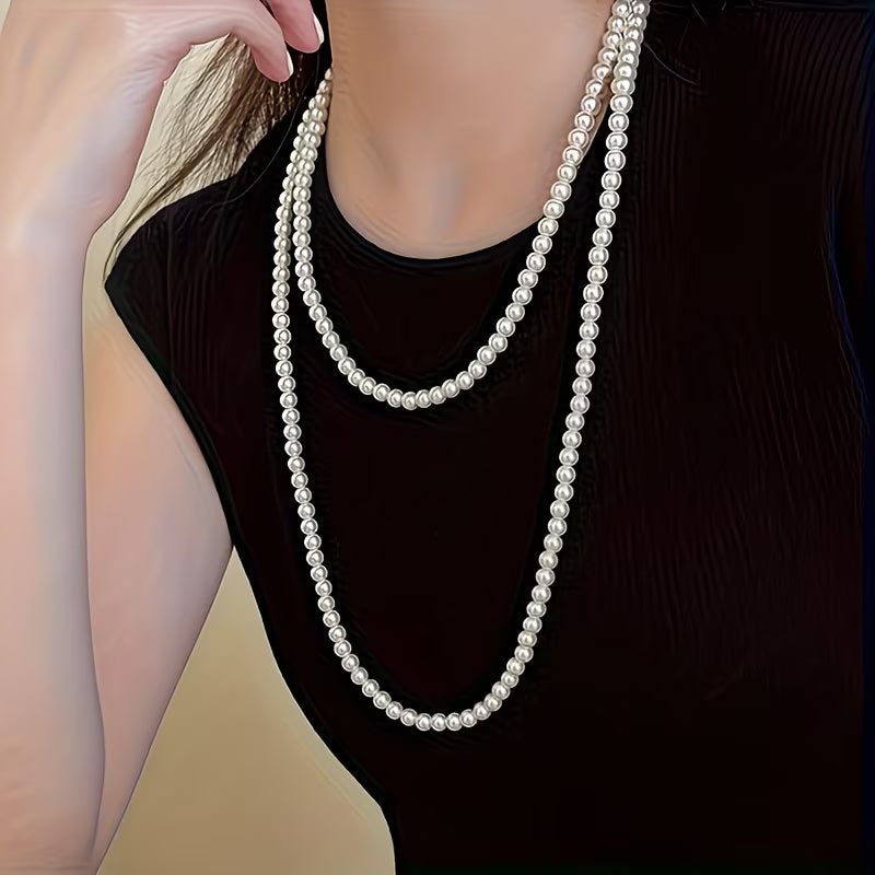 Collar Doble Perla Atemporal