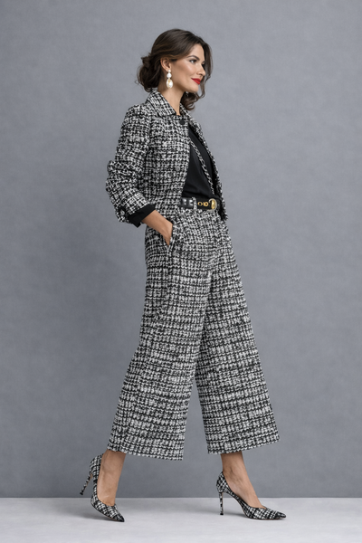 SARA | Conjunto de tweed para días frescos