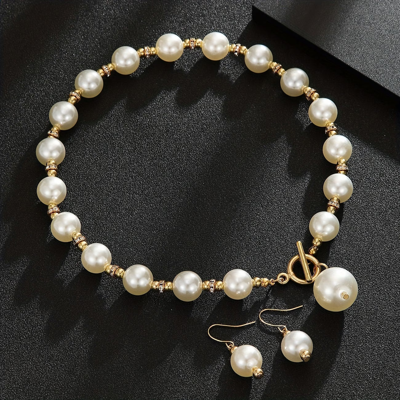 Set de Collares de Perlas Chunky