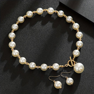 Set de Collares de Perlas Chunky