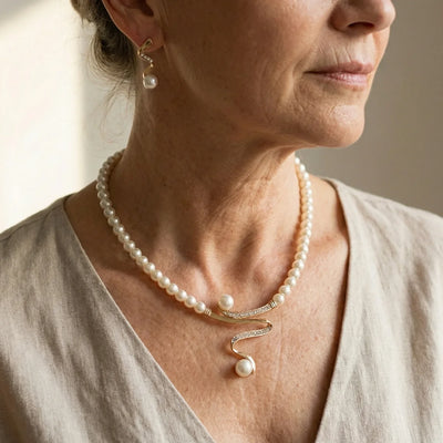Set de Joyas Elegante con Perlas