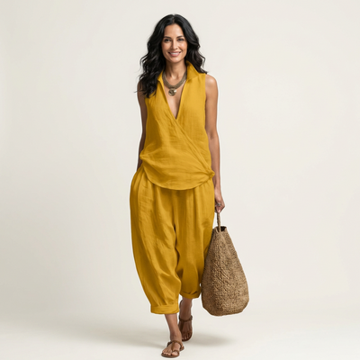 Twiila | Conjunto de top cruzado