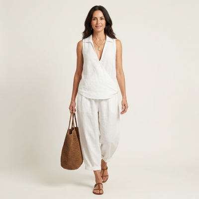 Twiila | Conjunto de top cruzado