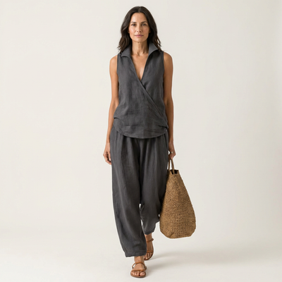 Twiila | Conjunto de top cruzado
