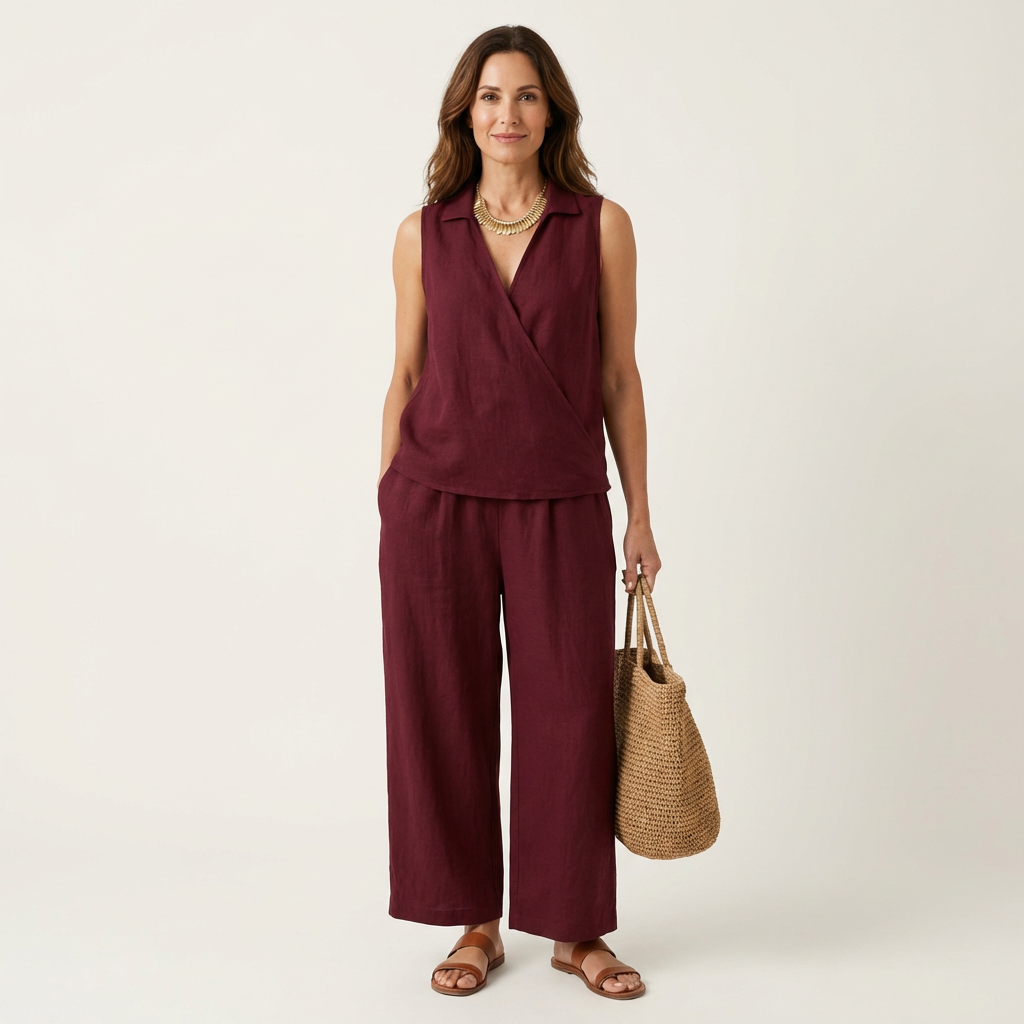 Twiila | Conjunto de top cruzado