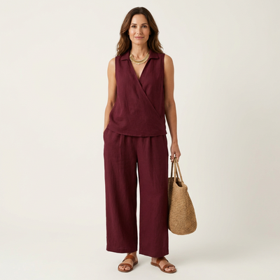 Twiila | Conjunto de top cruzado