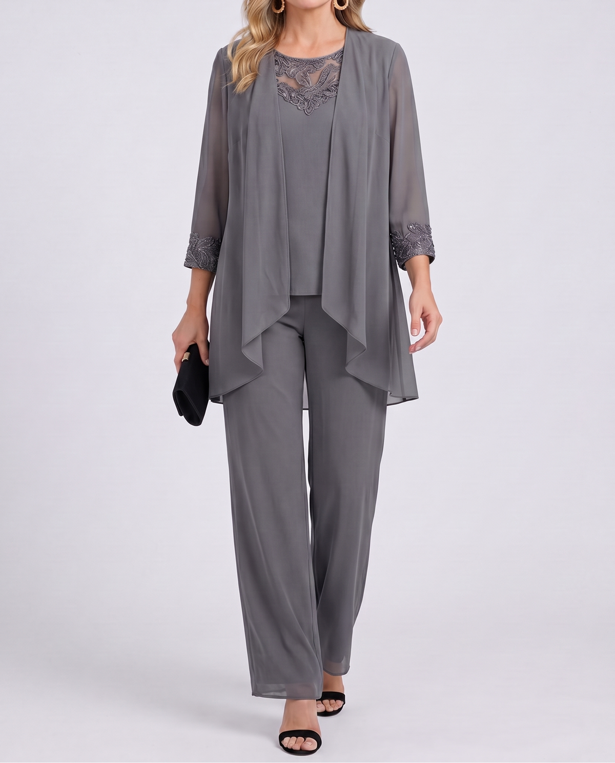 Éléonore | Conjunto Chaqueta Fluida y Pantalón Ancho