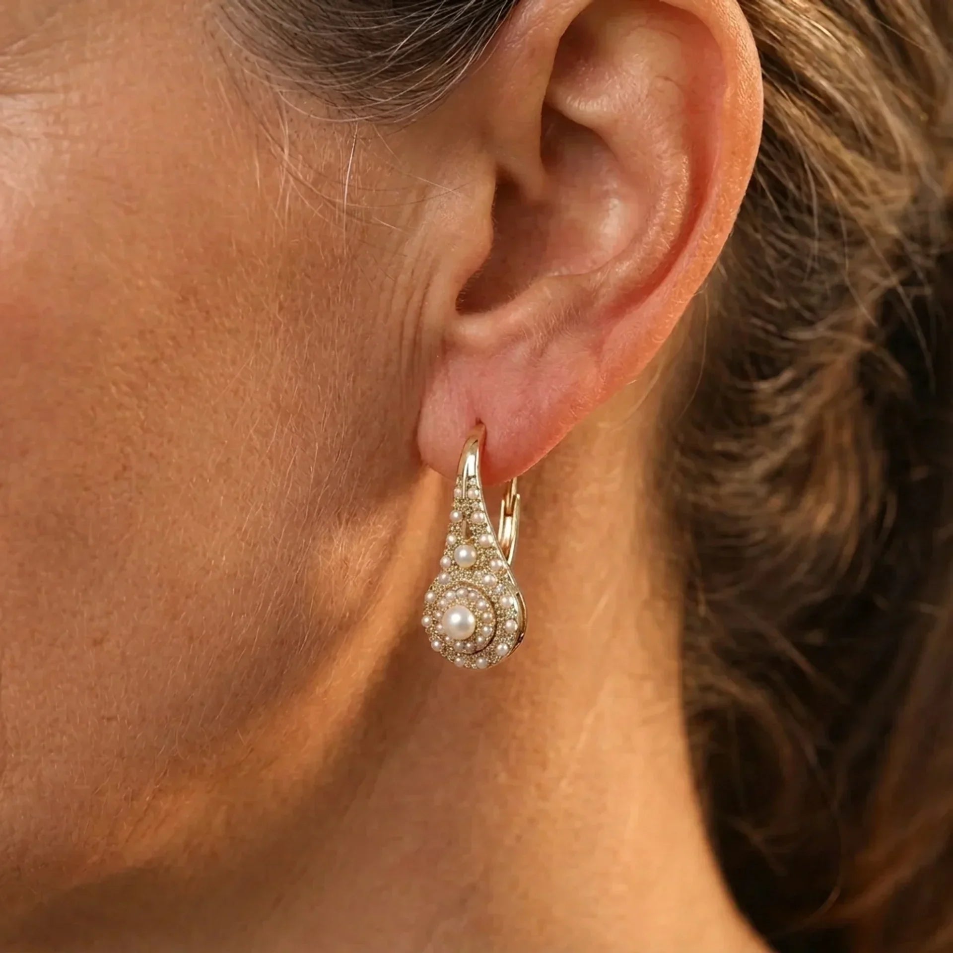 Pendientes Elegantes con Perlas