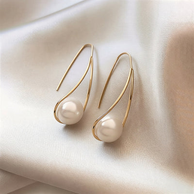 Pendientes Elegantes de Perla Mística