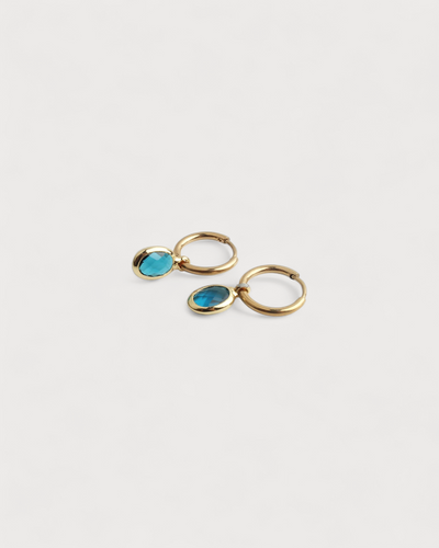 Oval Dana - Pendientes - Acero inoxidable