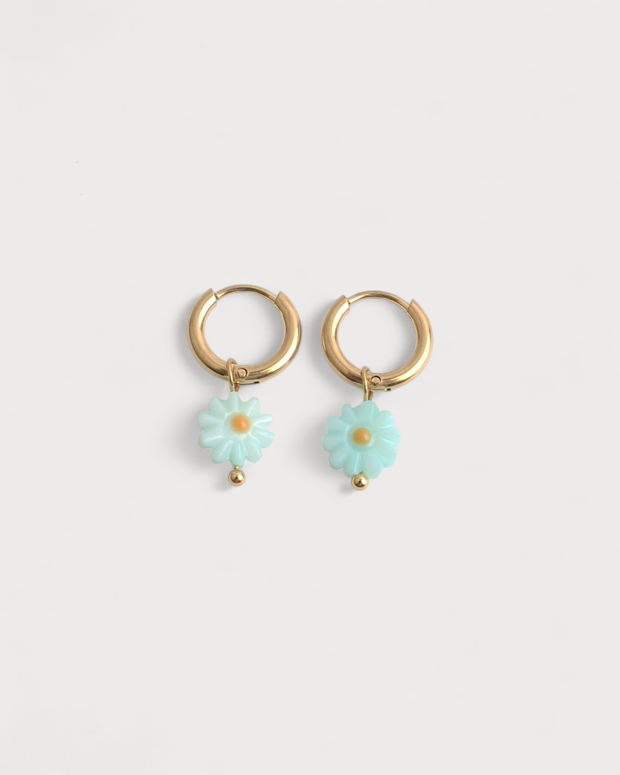 Daisy Flower - Pendientes - Acero inoxidable