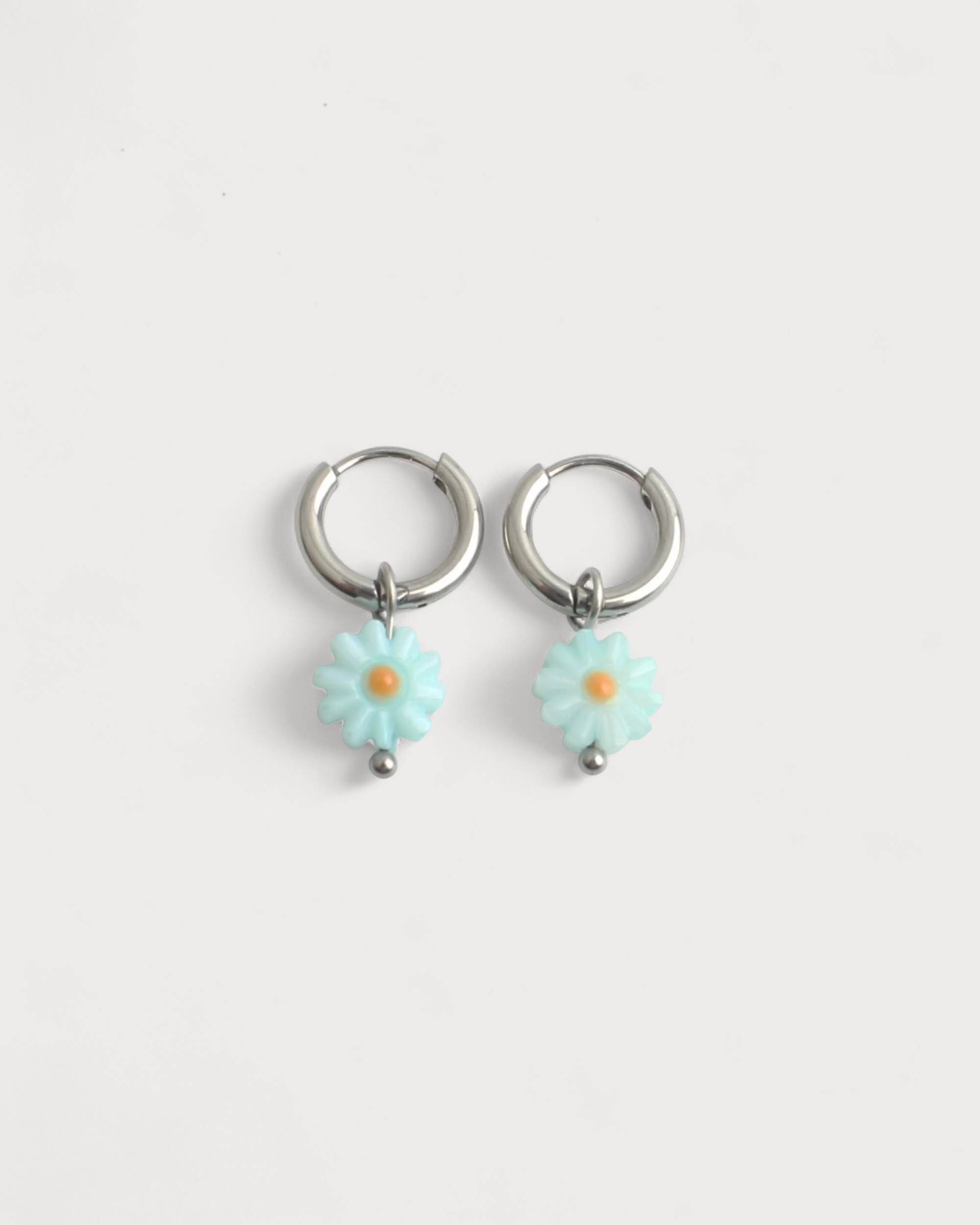 Daisy Flower - Pendientes - Acero inoxidable