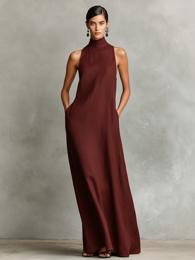Caterina | Vestido largo minimalista