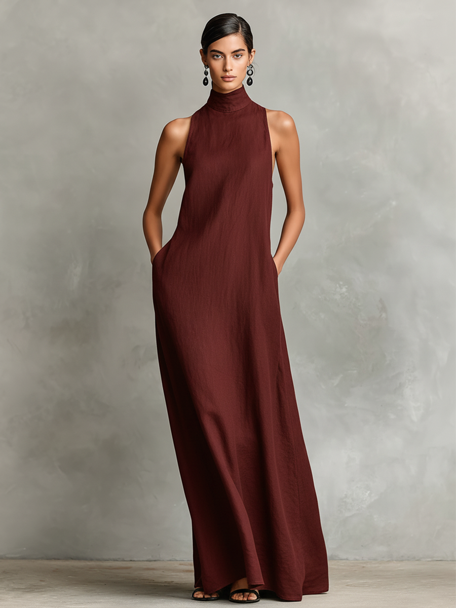 Caterina | Vestido largo minimalista