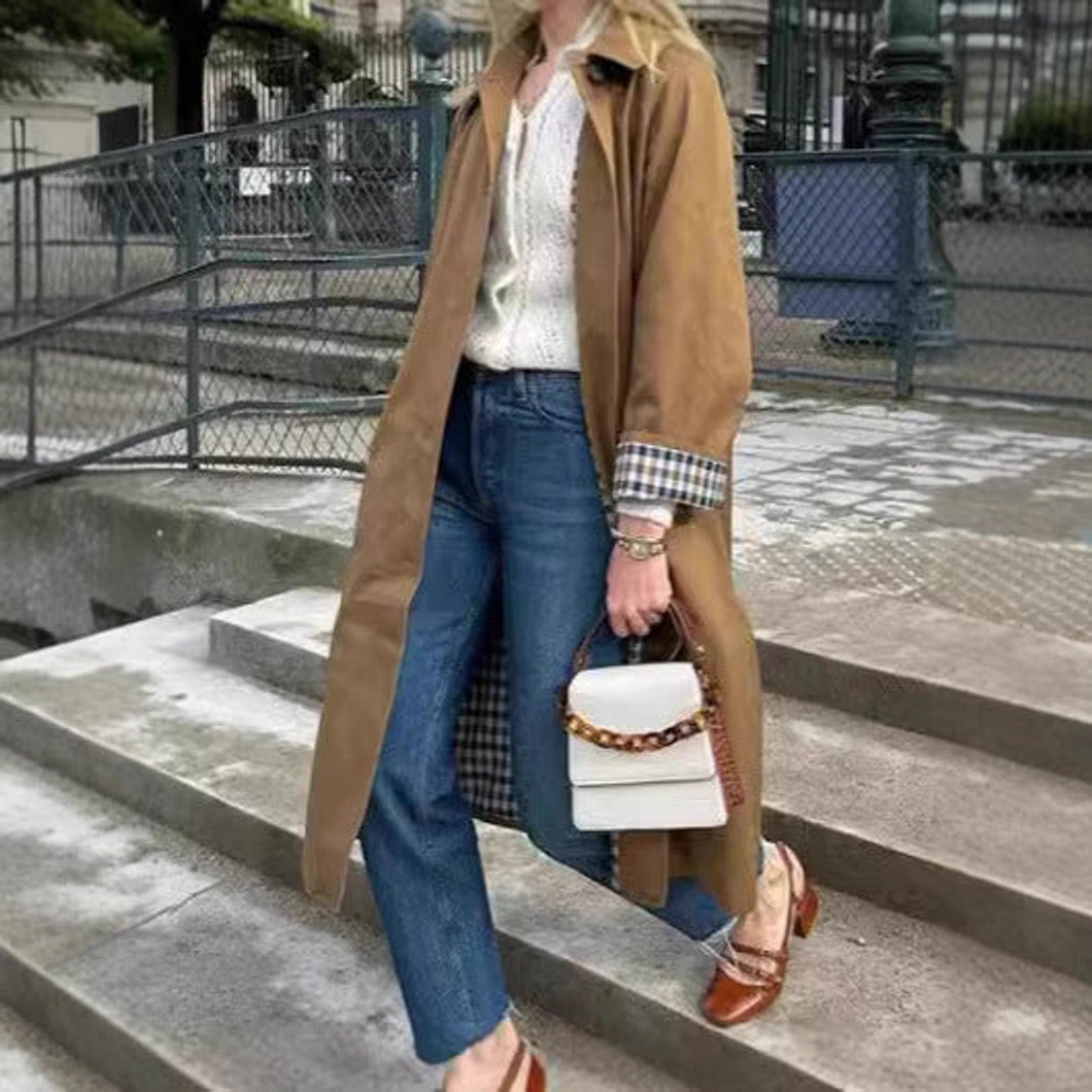 Lucia | Trench Largo Oversize Refinado